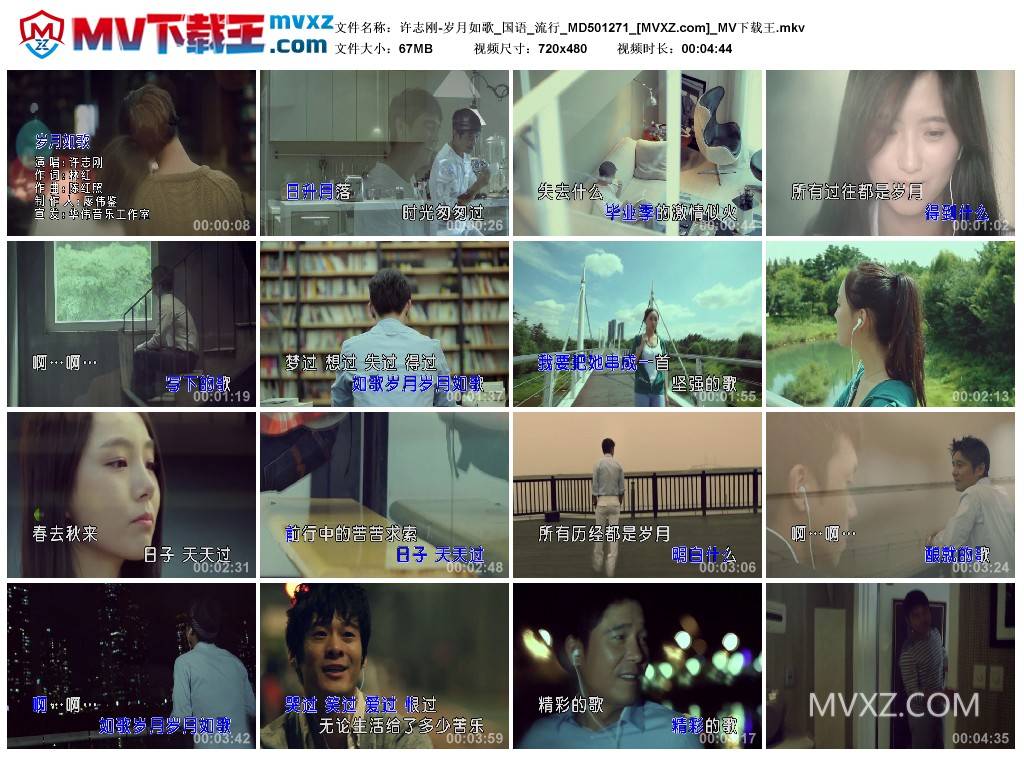 许志刚-岁月如歌_国语_流行_MD501271